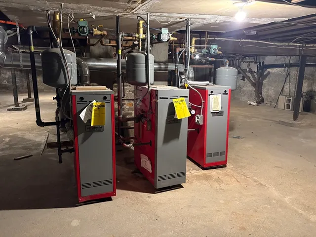 a view of water heater room