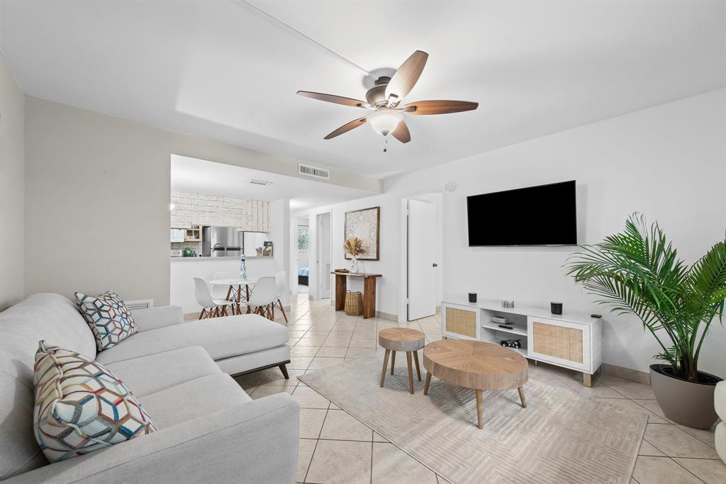 1000 Southeast 15th Street, Unit 103 Fort Lauderdale, FL 33316 - Photo 1 of 15 a living room with furniture and a flat screen tv