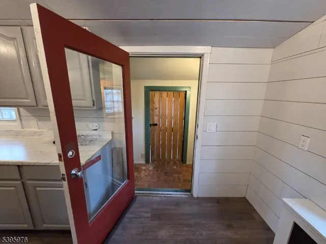 a view of front door