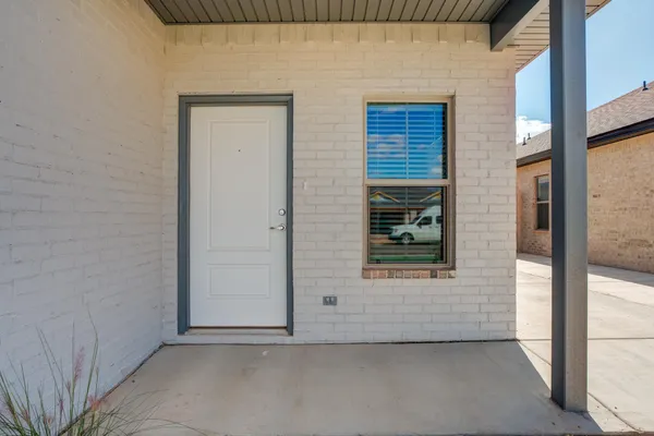 a view of front door of a house