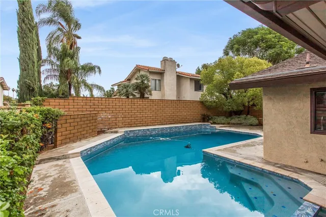 a view of a house with pool
