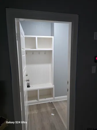 a view of walk in closet