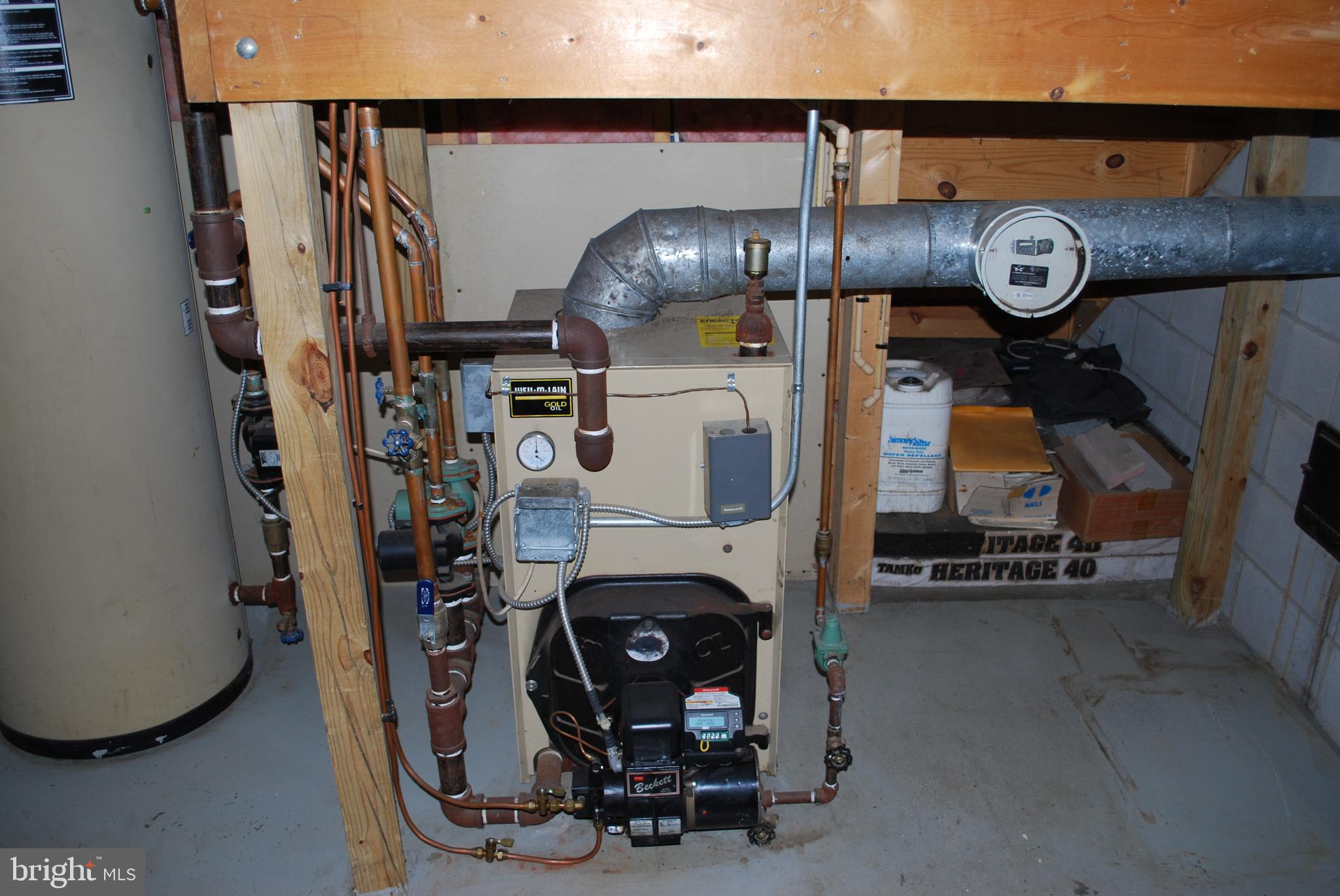 3901 Water Tank Road Manchester, MD 21102 - Photo 41 of 45 Oil fired furnace for hot water baseboard heat.