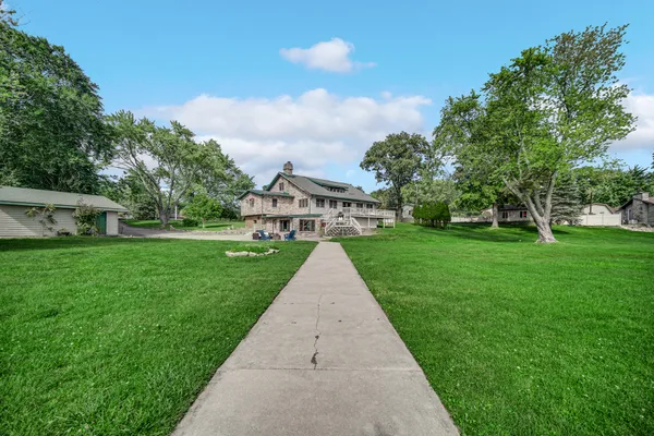 a house with a outdoor space