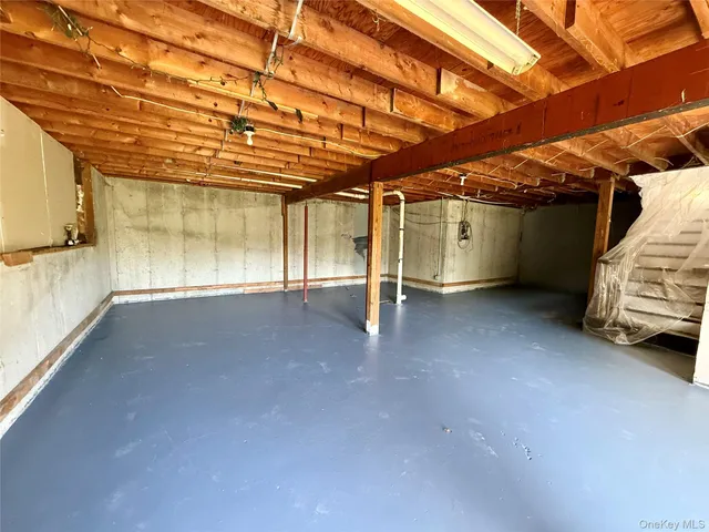 a view of backyard with green space