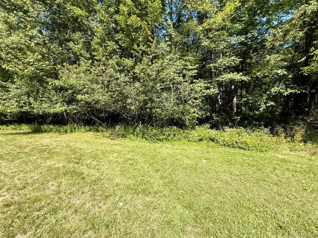 a view of outdoor space with deck and green space