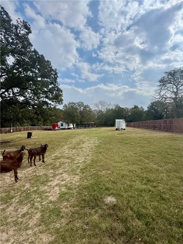 a view of a lake with outdoor space