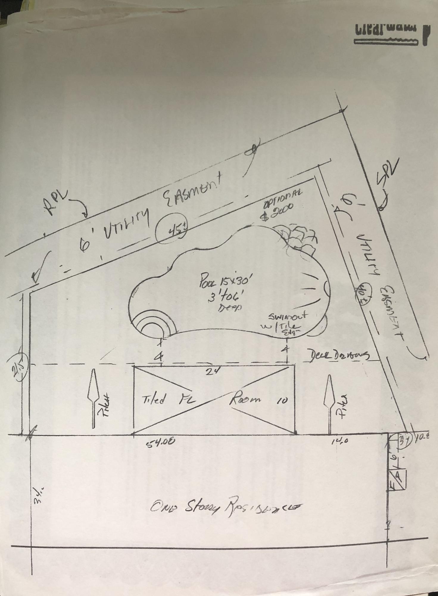 2099 Sharon Street Boca Raton, FL 33486 - Photo 20 of 20 2099 Pool sketch