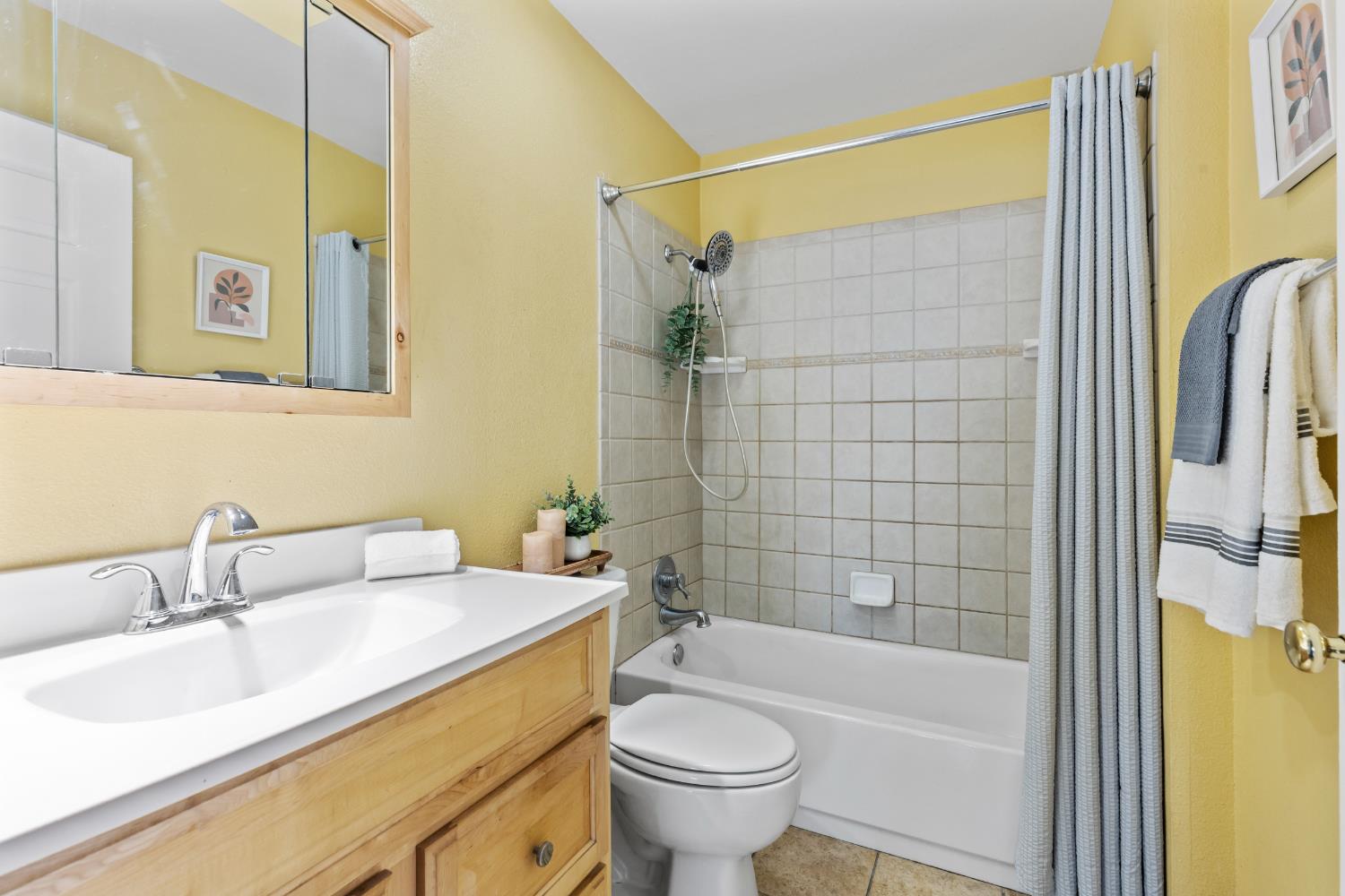 1313 Floyd Avenue, Unit 179 Modesto, CA 95355 - Photo 17 of 28 a bathroom with a sink and a mirror