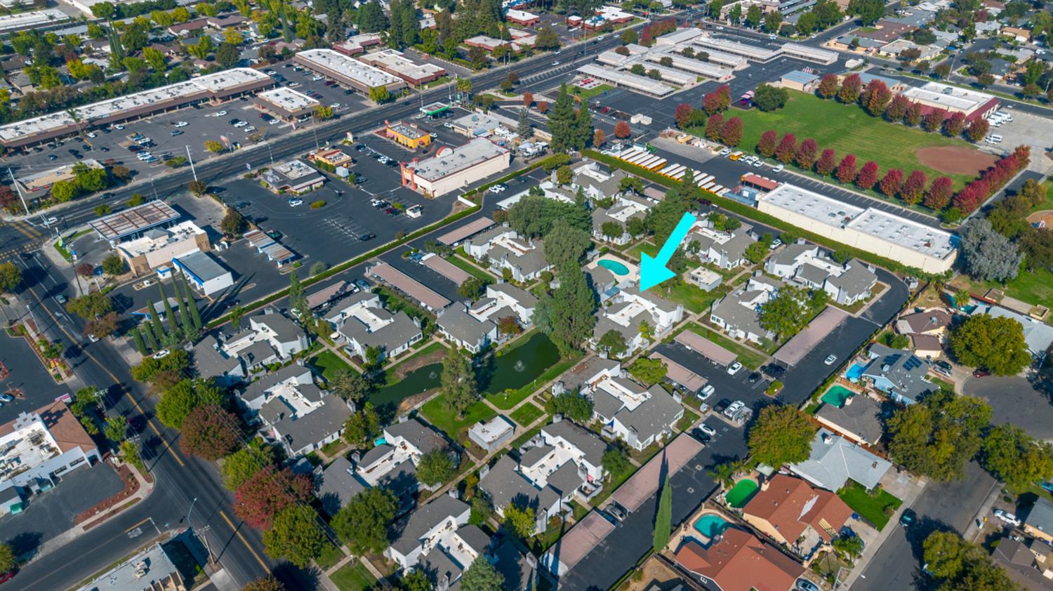 1313 Floyd Avenue, Unit 179 Modesto, CA 95355 - Photo 28 of 28 an aerial view of a city