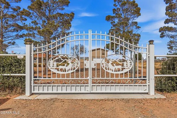 a view of a house with a space