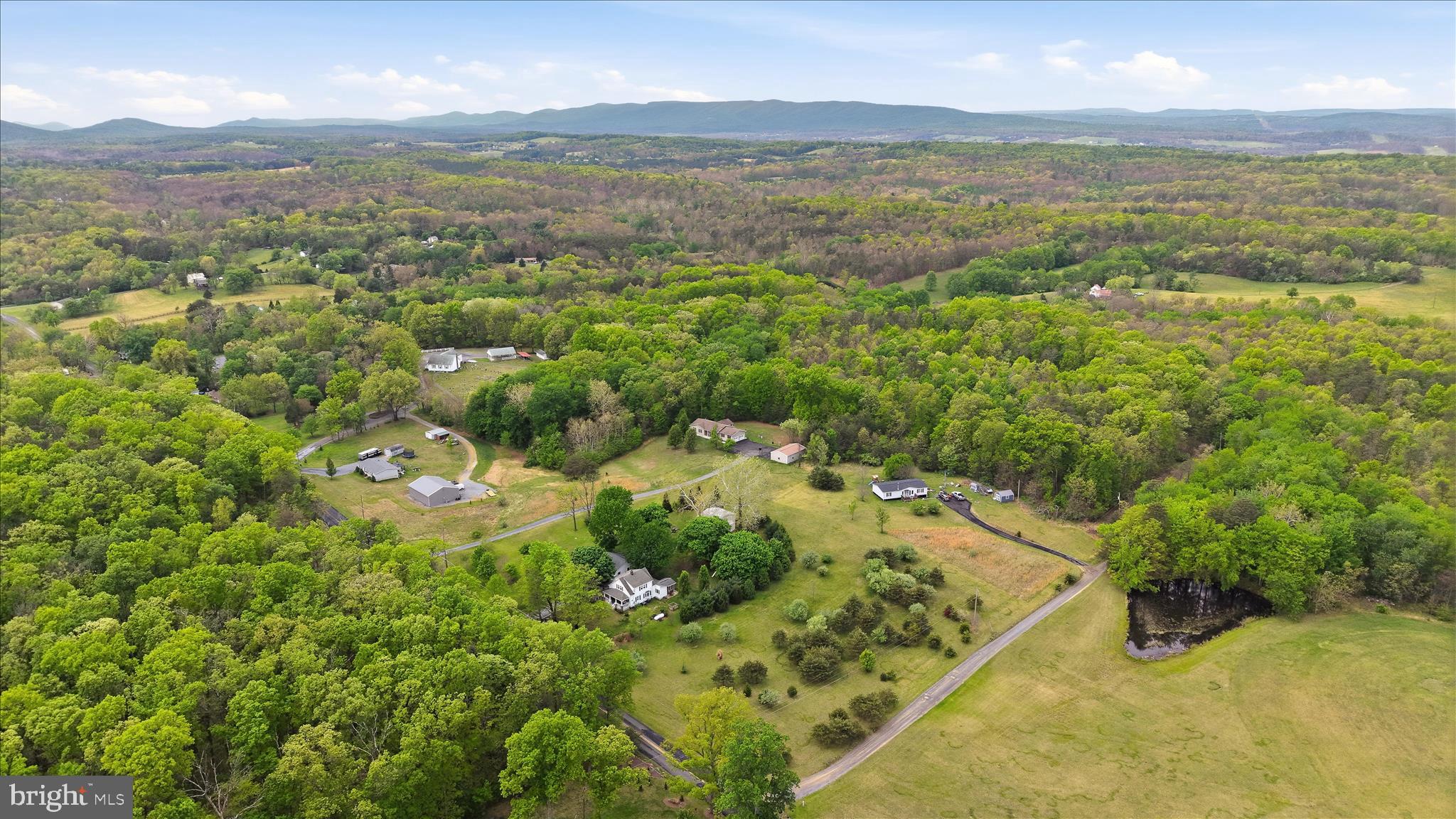 1239 Cedar Grove Road Winchester, VA 22603 - Photo 76 of 82 Aerial View of this beautiful treasure