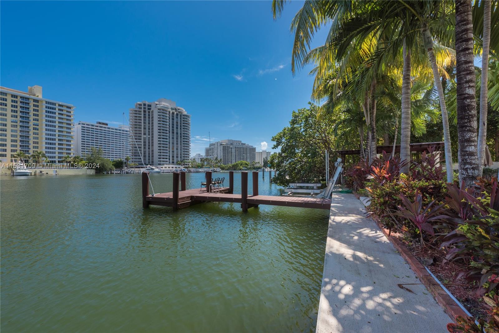 5655 Pine Tree Drive Miami Beach, FL 33140 - Photo 14 of 21 a view of lake with city