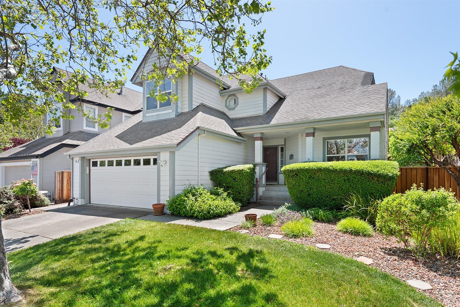 106 Renz Lane Geyserville, CA 95441 - Photo 1 of 1 a front view of a house with a garden and plants