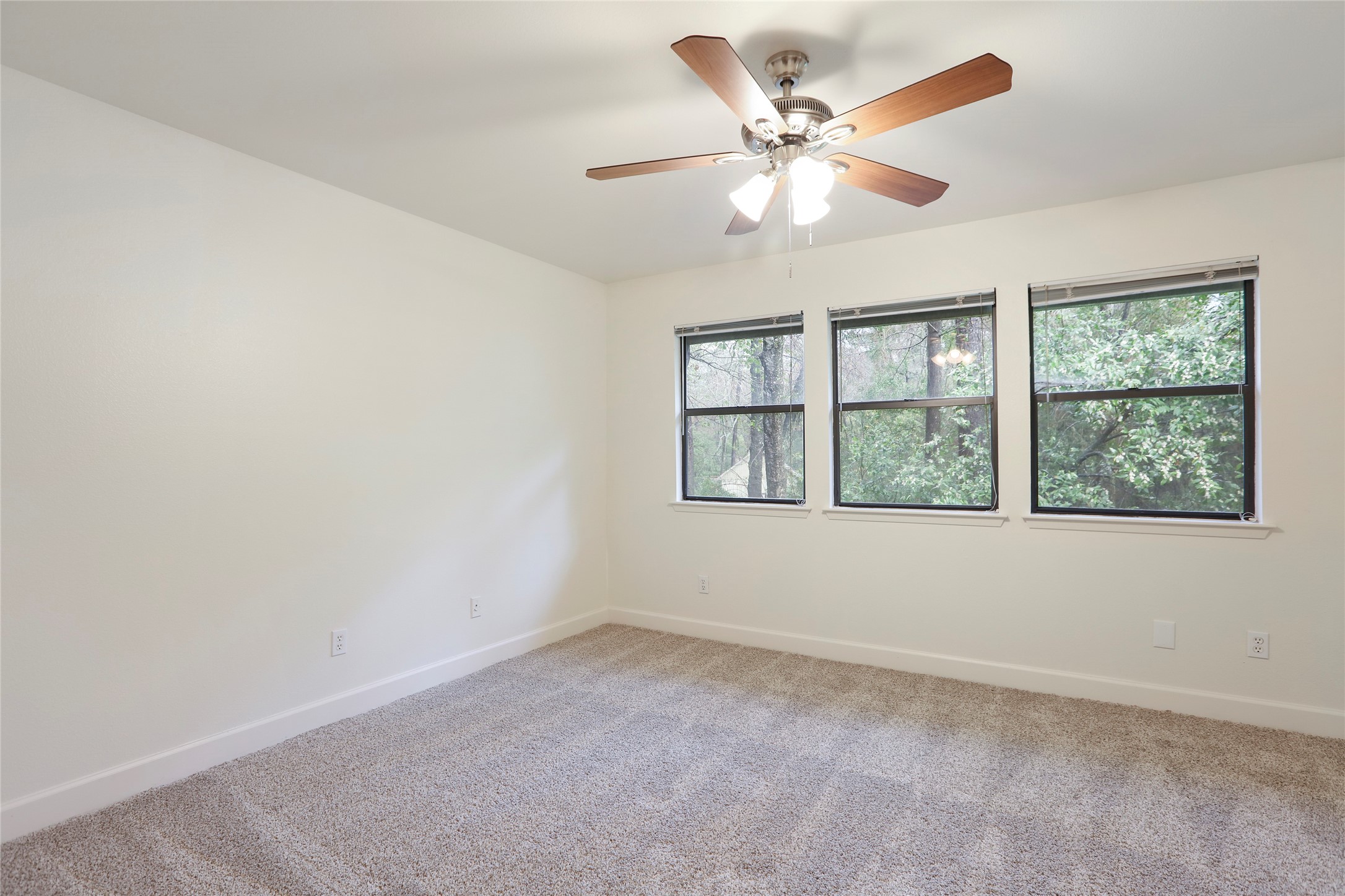 28 Sawmill Grove Lane Spring, TX 77380 - Photo 20 of 30 an empty room with windows and fan