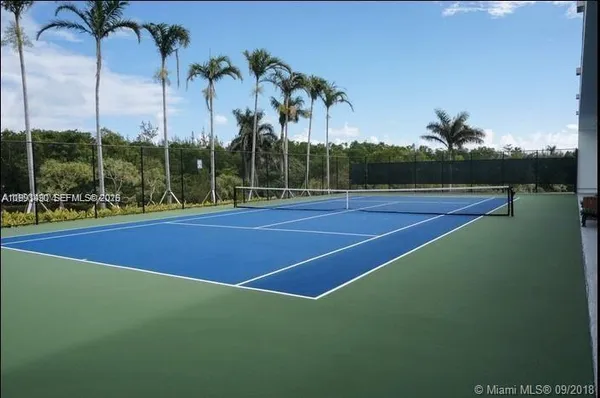 a view of tennis court