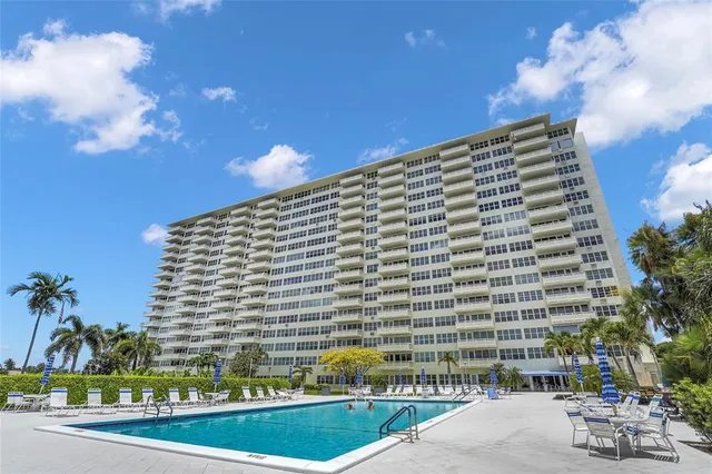 a front view of a building