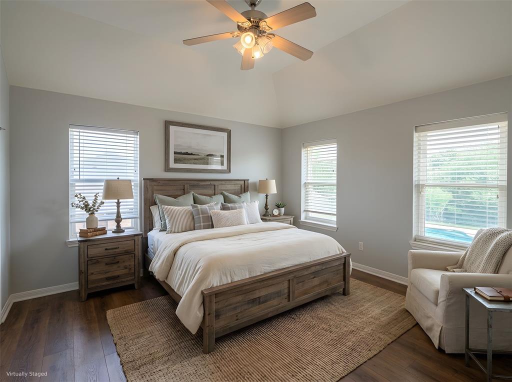 909 Higginbotham Lane China Spring, TX 76633 - Photo 16 of 40 a bedroom with a bed and a couch