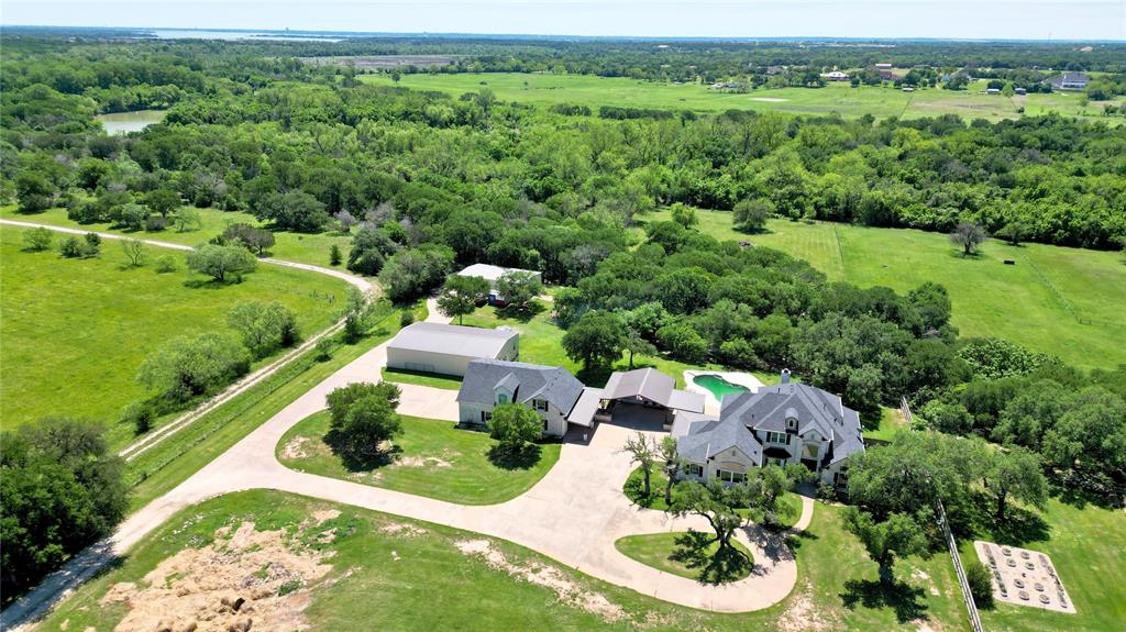 909 Higginbotham Lane China Spring, TX 76633 - Photo 37 of 40 an aerial view of a house with a yard