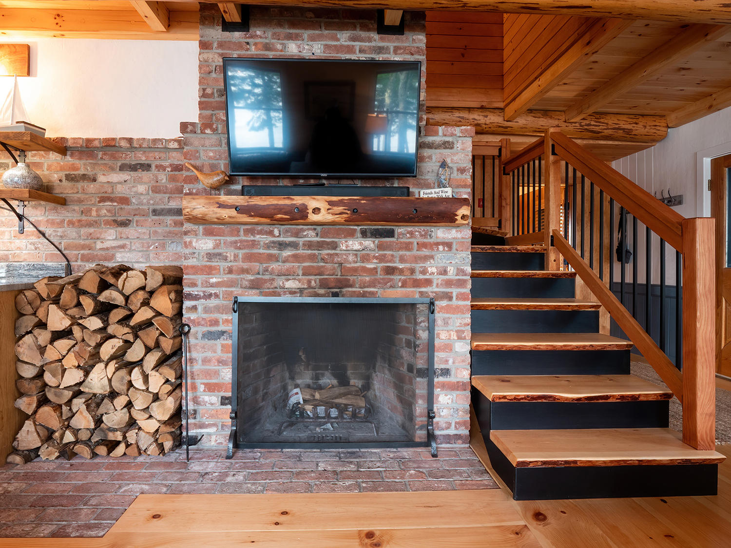 19 Falls Point Road Sullivan, ME 04664 - Photo 24 of 52 FallsPointLivingFireplace