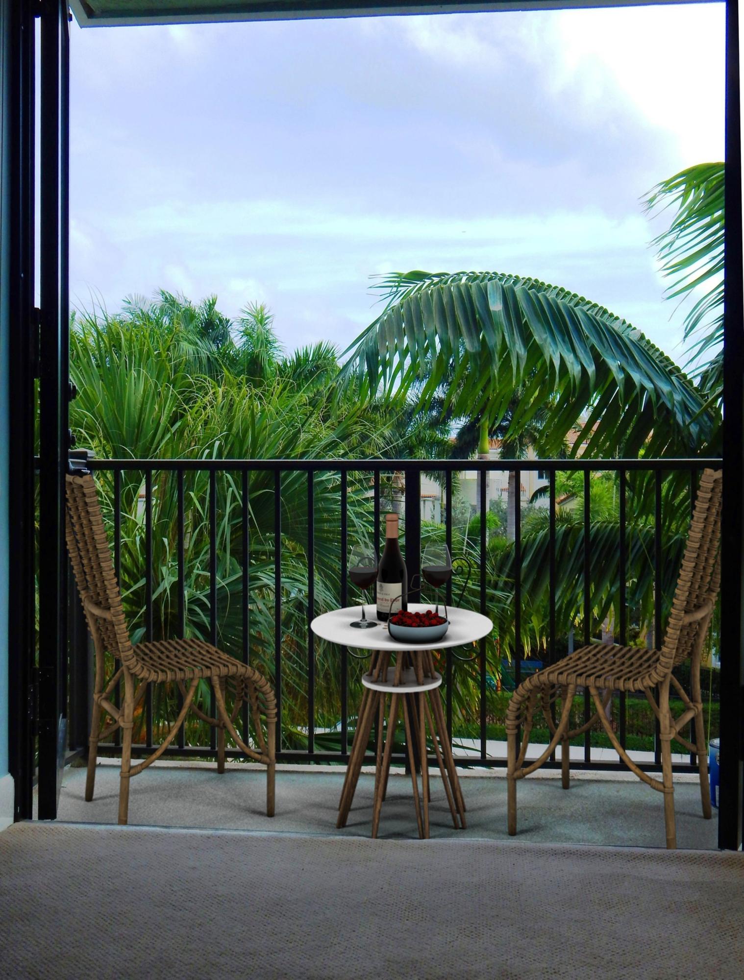 4858 Northwest 16th Avenue Boca Raton, FL 33431 - Photo 34 of 47 036a_Balcony Early Evening and Wine
