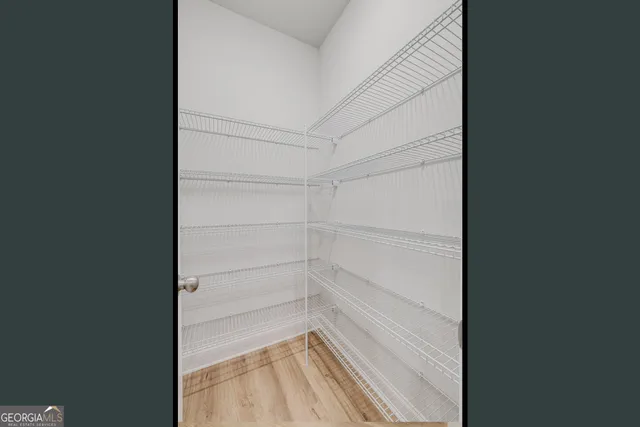 a view of a room with shelf