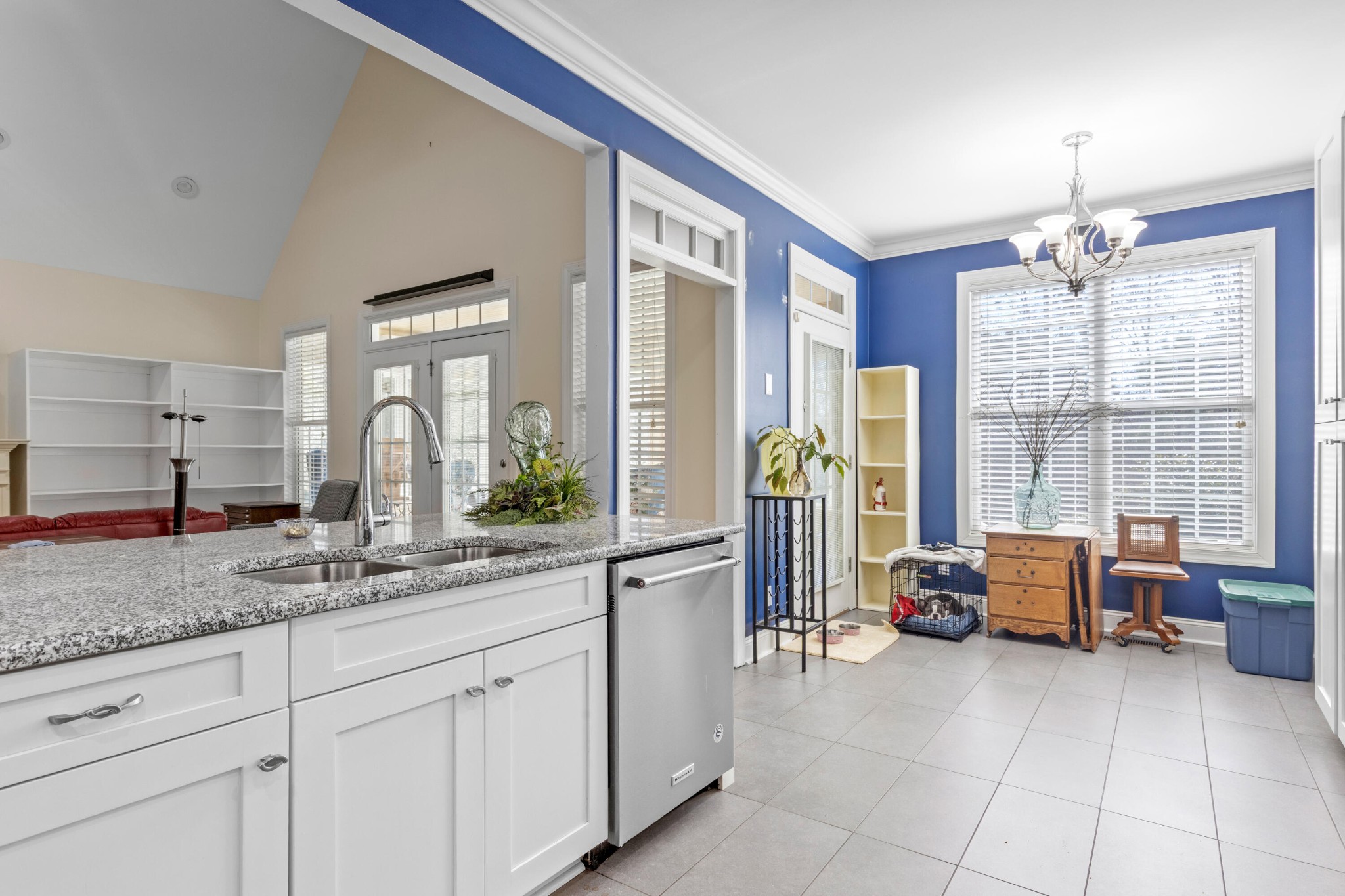 59 Honeysuckle Drive Rock Spring, GA 30739 - Photo 11 of 63 a spacious en suite bathroom with a granite countertop double vanity and a mirror
