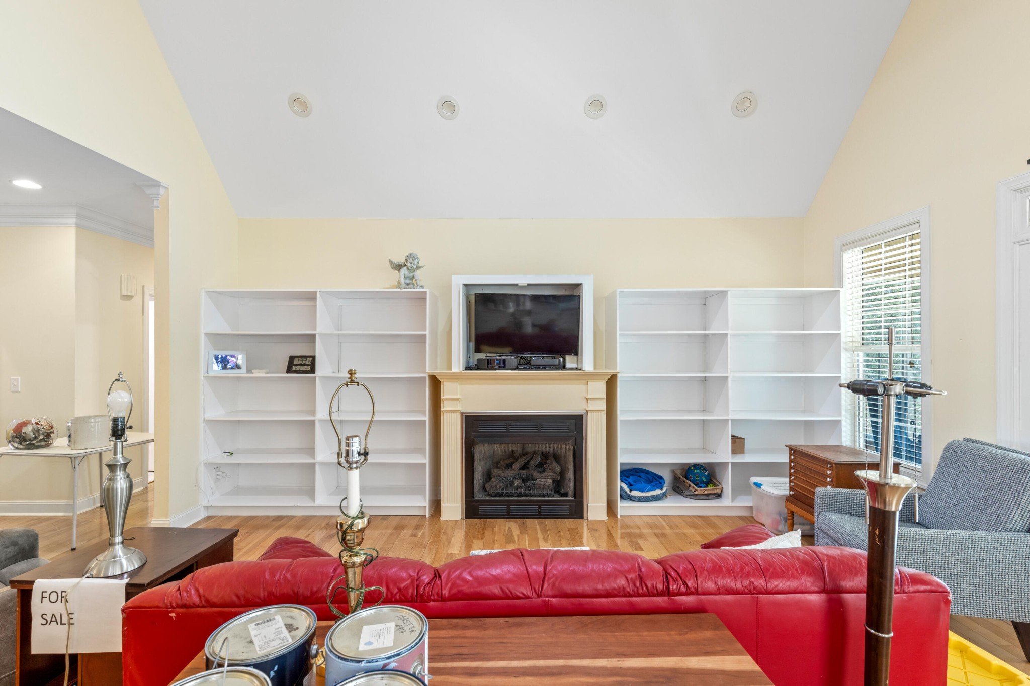 59 Honeysuckle Drive Rock Spring, GA 30739 - Photo 10 of 63 a living room with furniture fireplace and flat screen tv