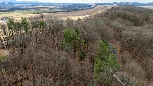 a view of lake and mountain