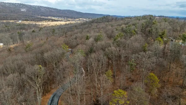 a view of a big yard of mountains and valleys