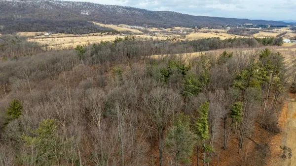 a view of city and mountain