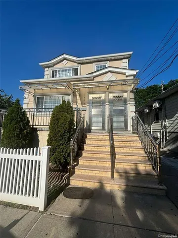 a view of a building with stairs