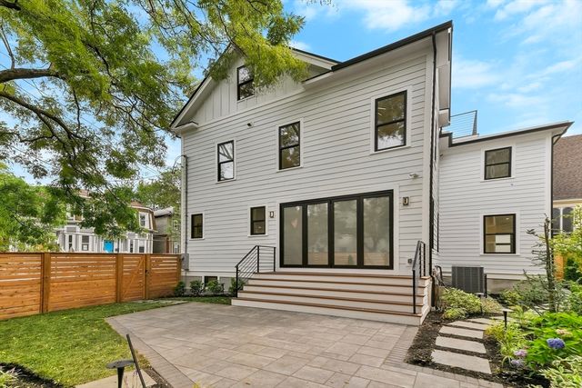 a view of a pathway with a bench