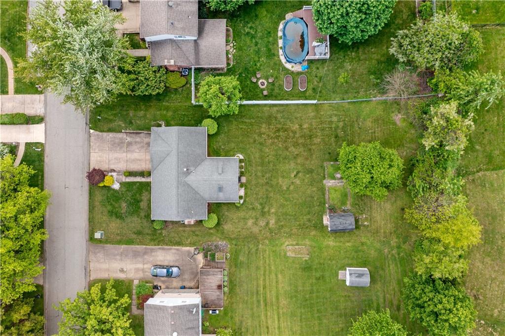 27 Dover Road Irwin, PA 15642 - Photo 40 of 43 an aerial view of a house with outdoor space and street view