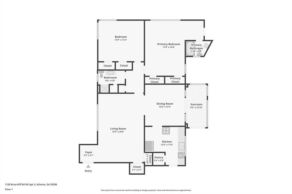 1120 Briarcliff Road Northeast, Unit 3 Atlanta, GA 30306 - Photo 21 of 27 a picture of floor plan