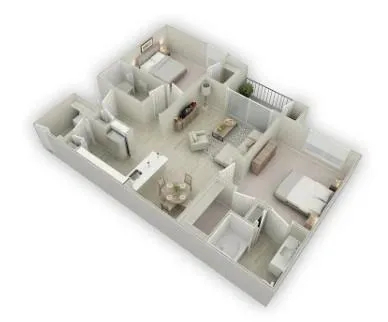 a white roof with white walls and wooden floor