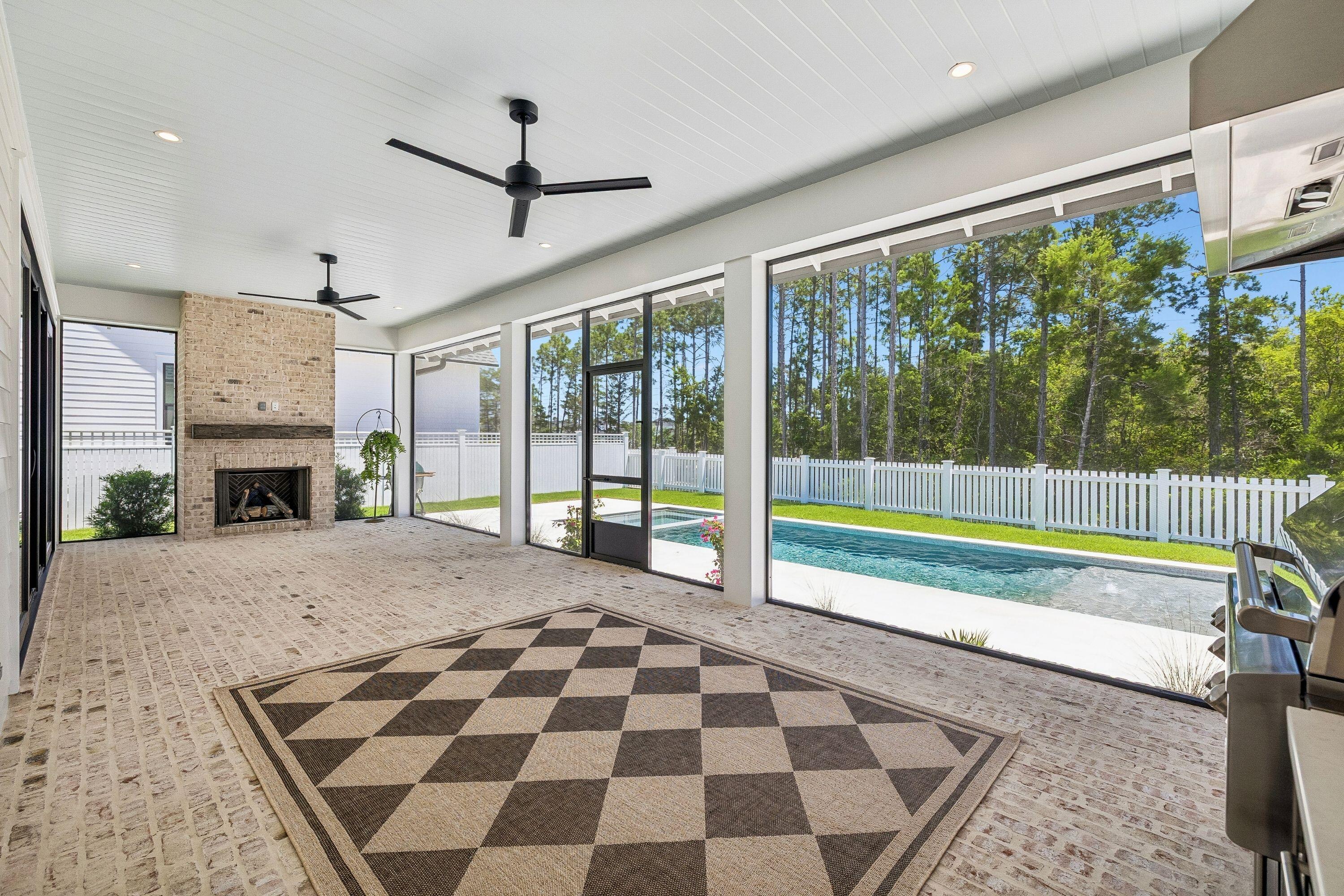 314 West Firethorn Circle Inlet Beach, FL 32461 - Photo 21 of 78 Extended Back Porch
