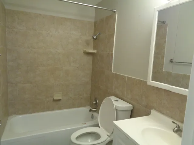 a view of road with trees