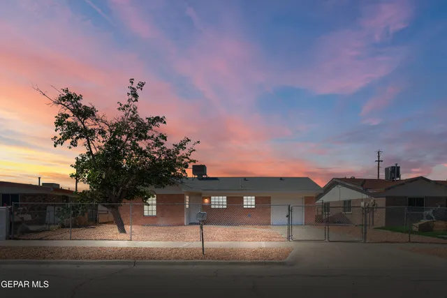 a view of a street in front of house