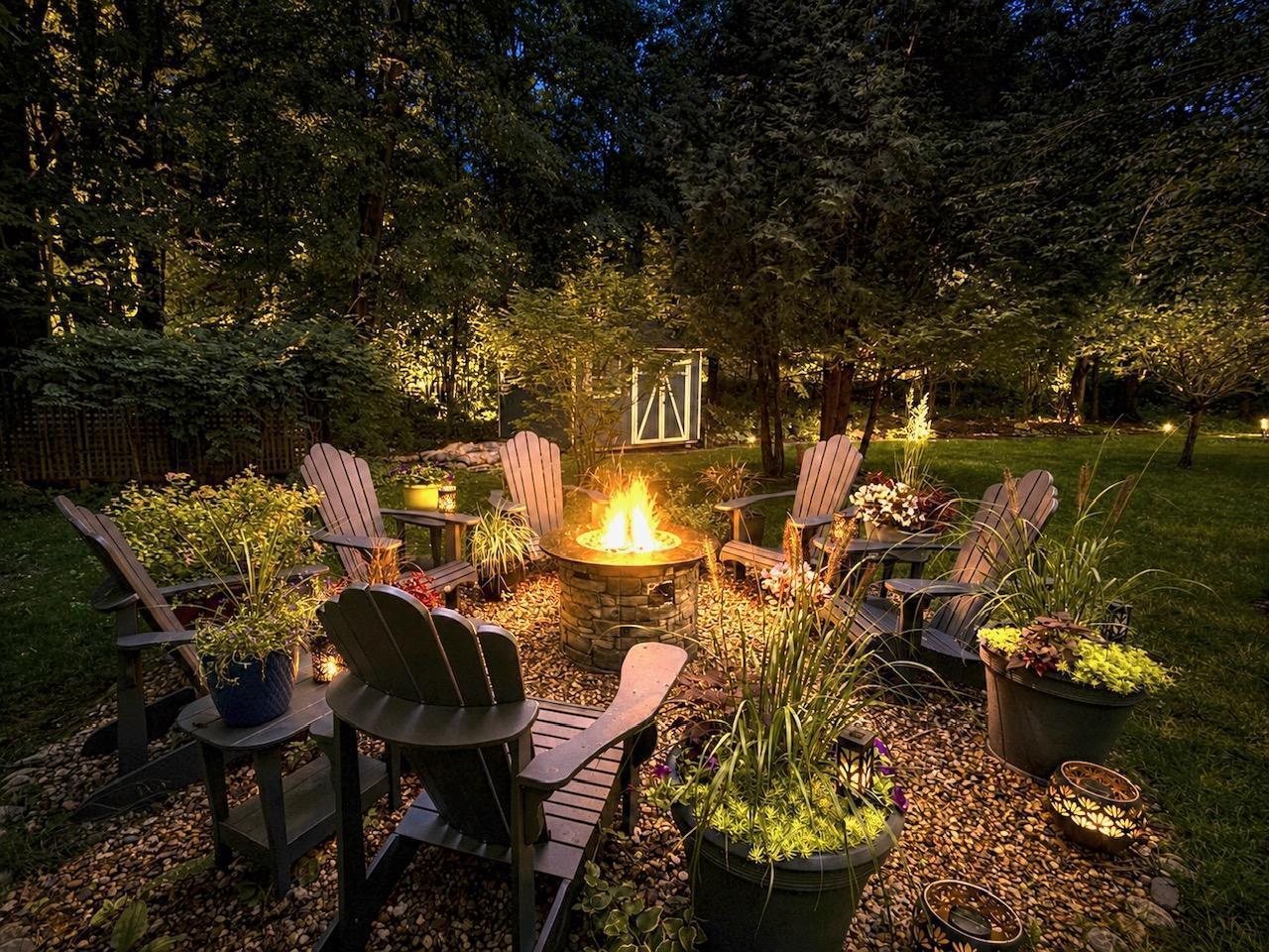 8702 Elm Valley Road Three Oaks, MI 49128 - Photo 2 of 17 fire pit