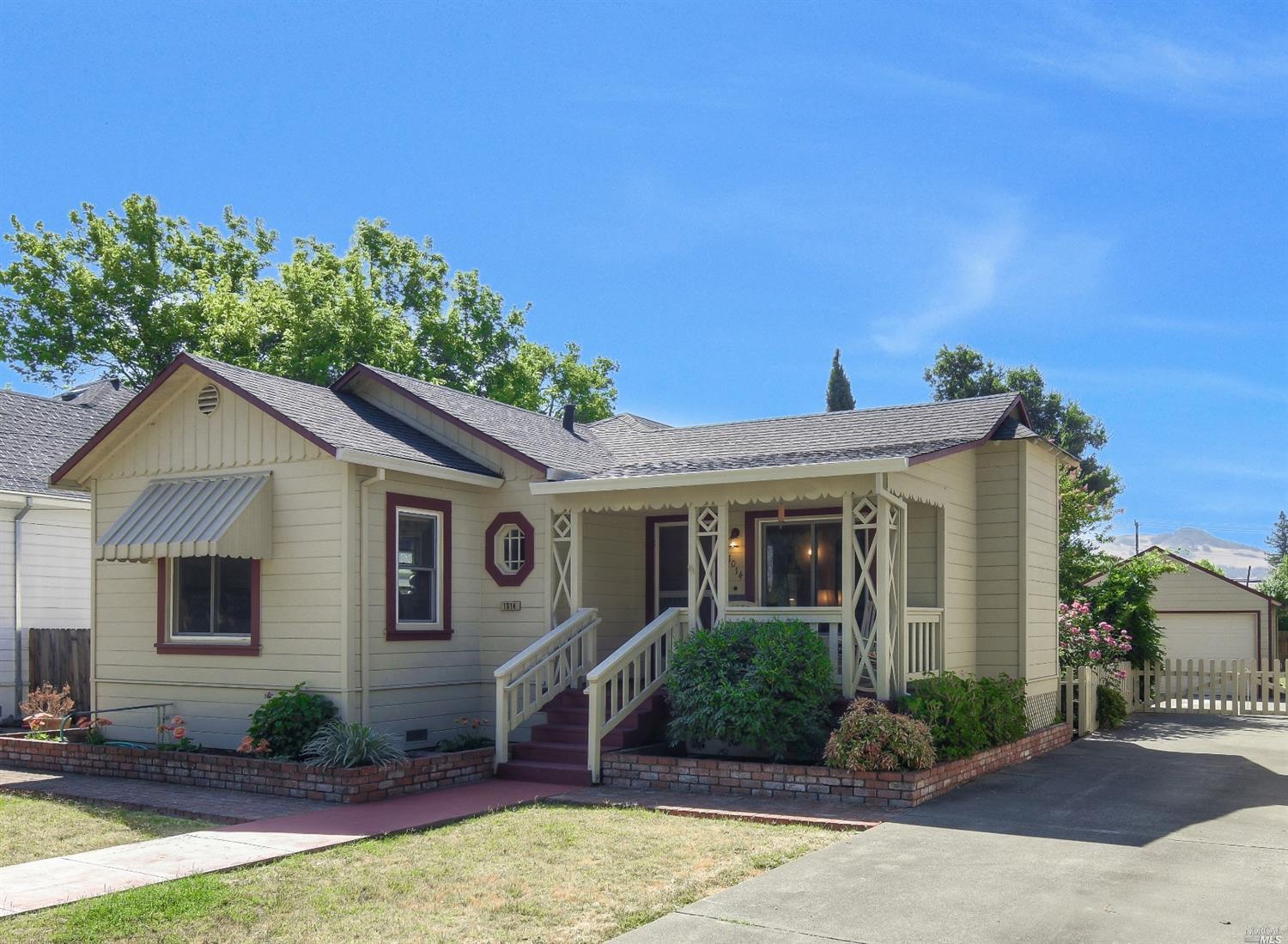 1014 Clark Street Santa Rosa, CA 95404 - Photo 1 of 1 Charming 1939 California bungalow on large sunny lot with detached two car garage.