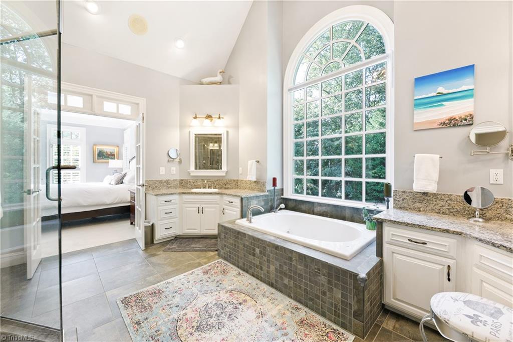 3920 Beechridge Road Winston-Salem, NC 27106 - Photo 17 of 30 Beautiful master bath with huge window for light