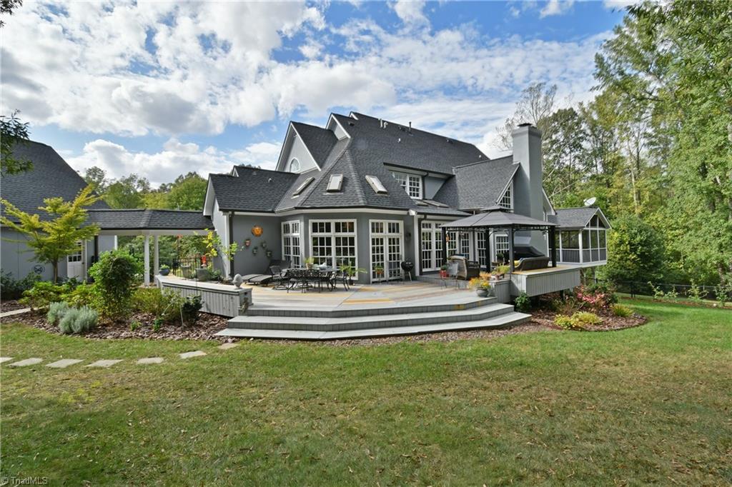 3920 Beechridge Road Winston-Salem, NC 27106 - Photo 29 of 30 The back of the house is just as pretty as the front