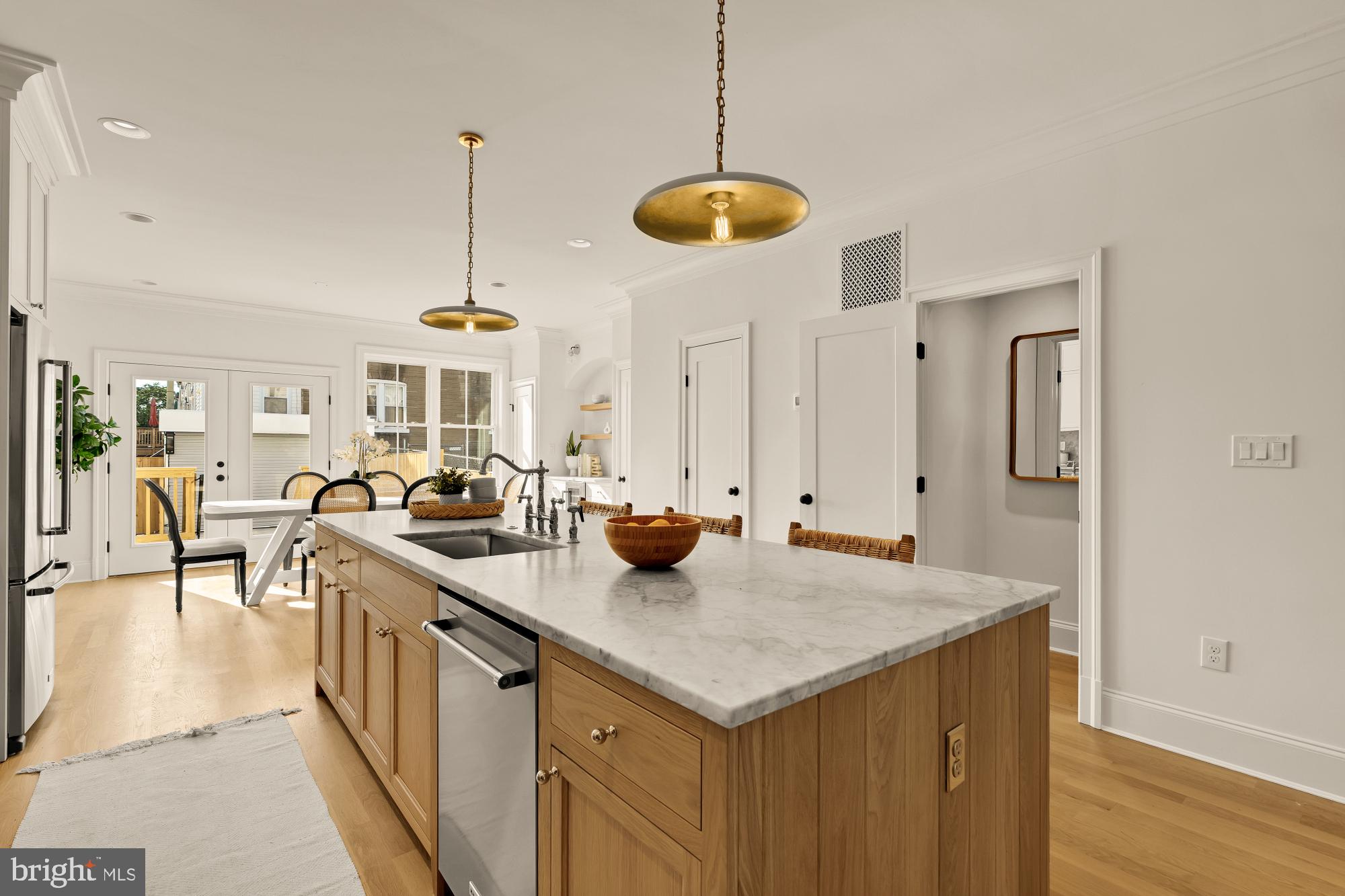 4830 8th Street Northwest Washington, DC 20011 - Photo 16 of 54 a view of a kitchen counter space a sink and appliances