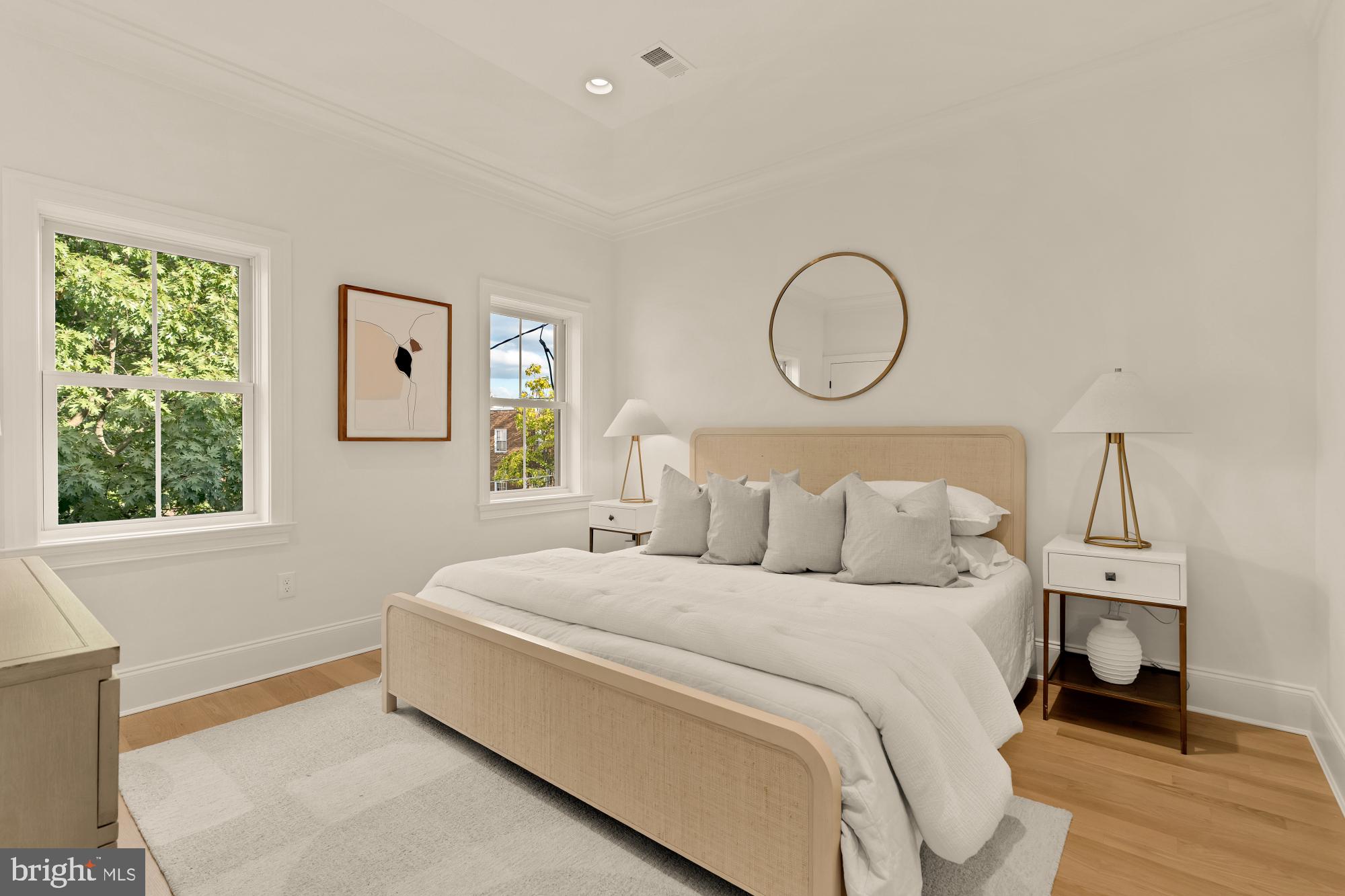 4830 8th Street Northwest Washington, DC 20011 - Photo 25 of 54 a bed room with a bed and a window