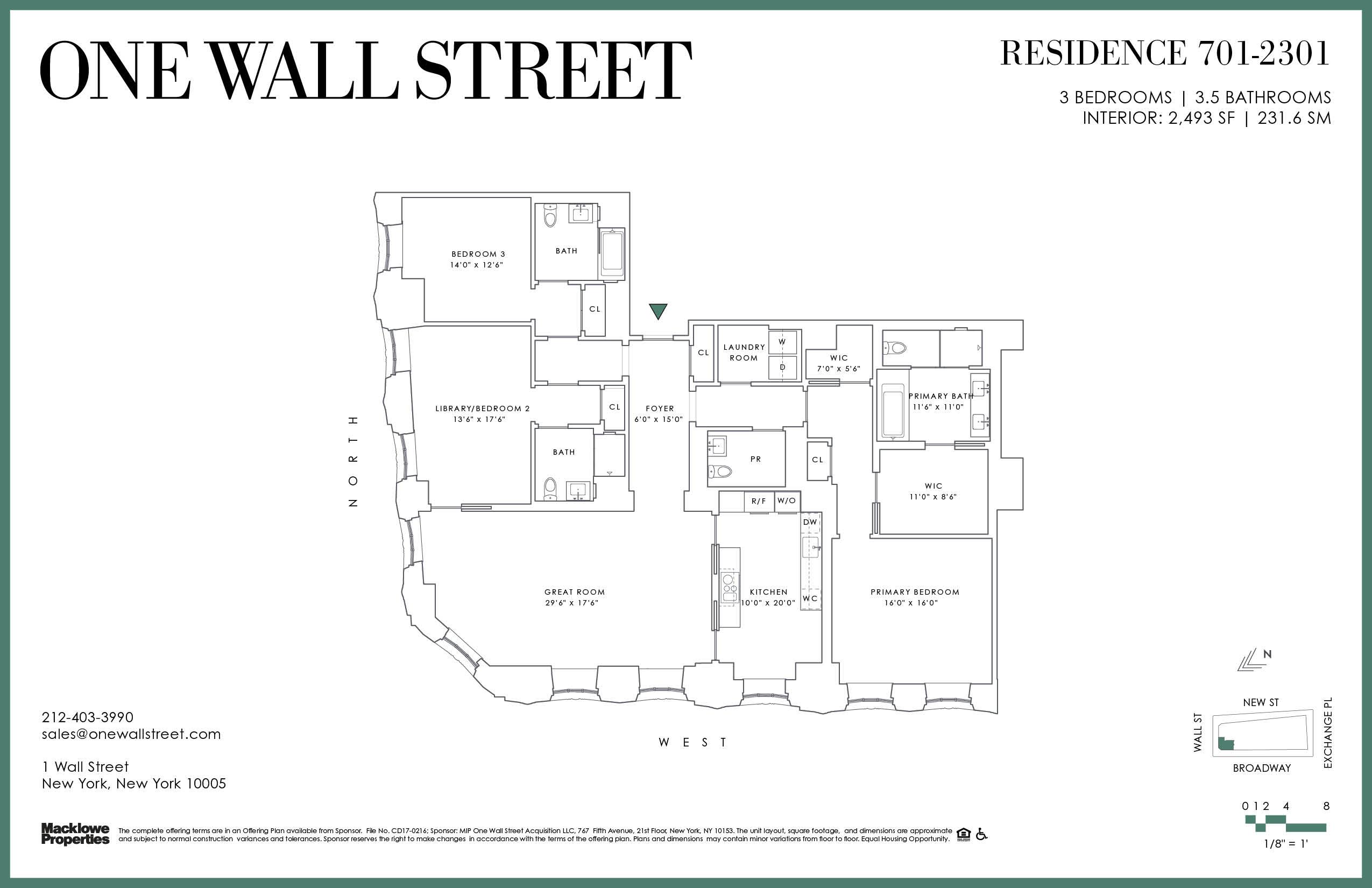 1 Wall Street, Unit 1801 Manhattan, NY 10005 - Photo 13 of 13