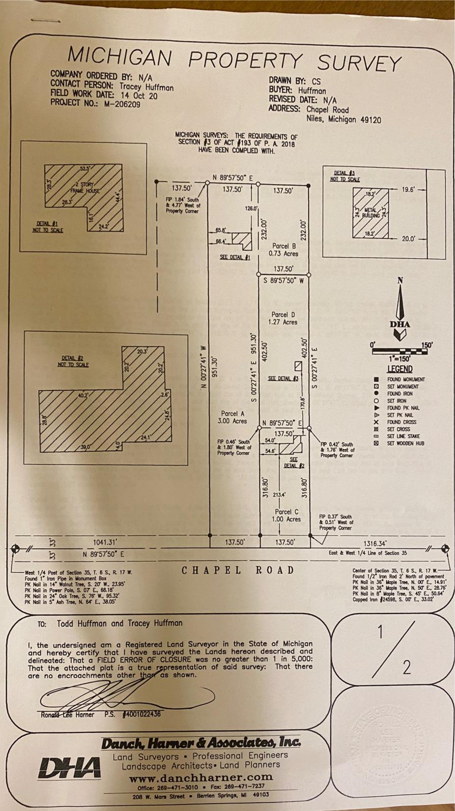 8289 Chapel Road Niles, MI 49120 - Photo 27 of 27 Survey -page-001