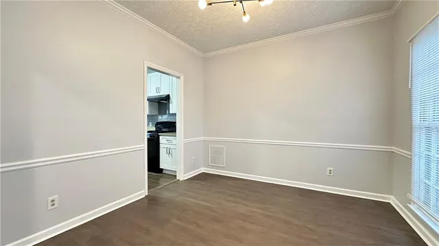 wooden floor in an empty room