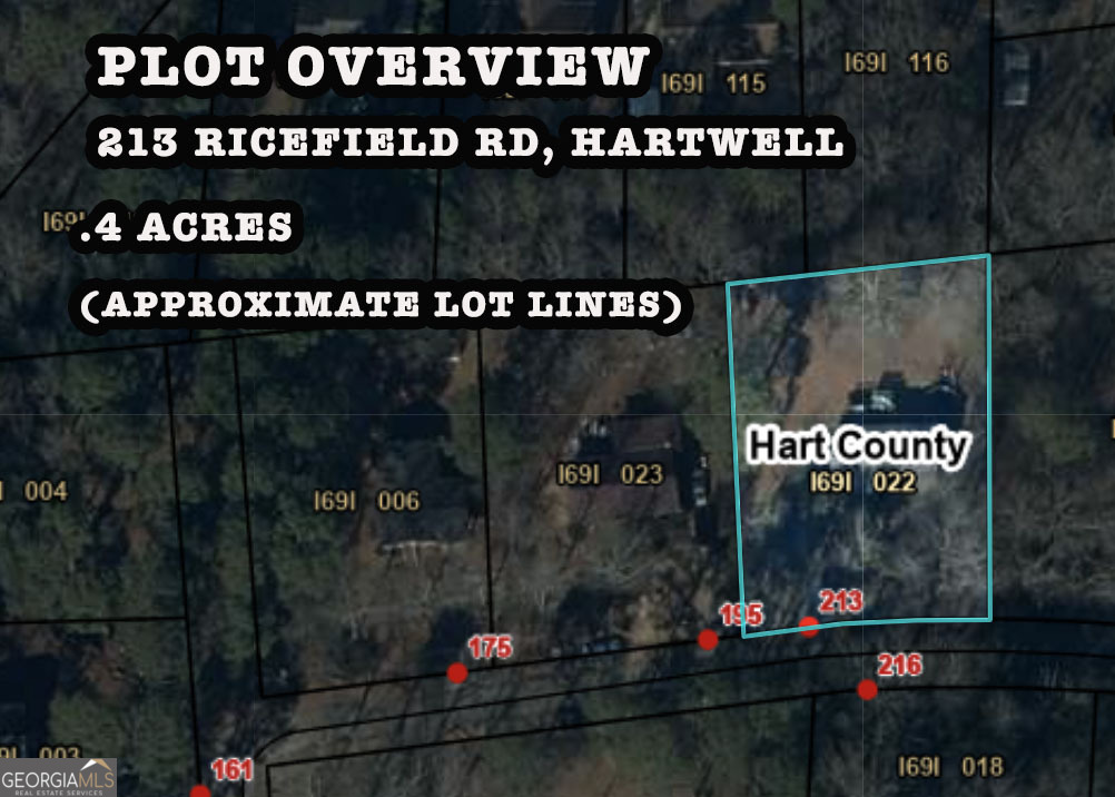 213 Ricefield Road Hartwell, GA 30643 - Photo 18 of 18 a view of outdoor space with a sign board