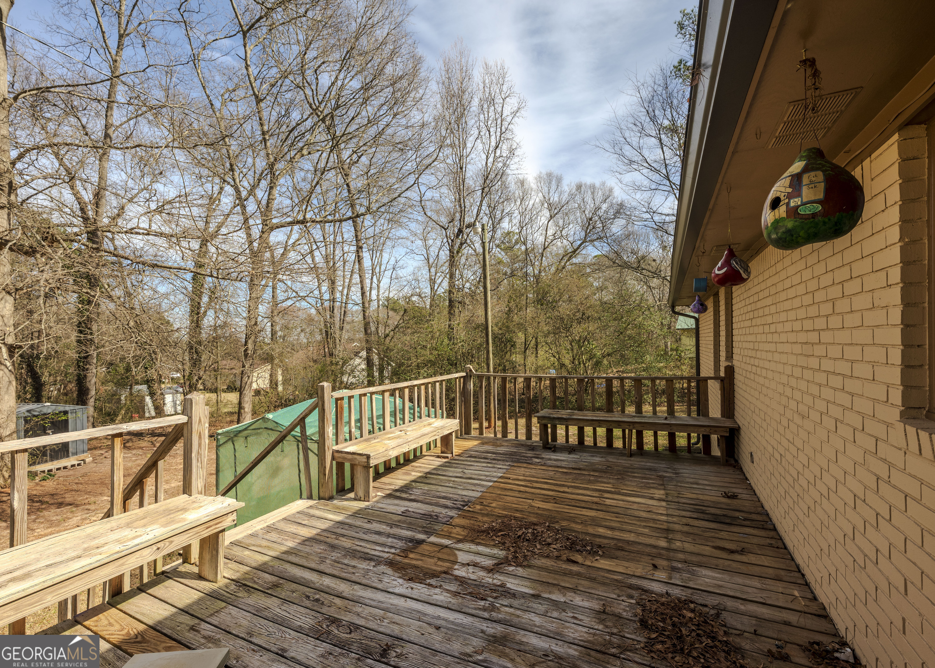 213 Ricefield Road Hartwell, GA 30643 - Photo 5 of 18 a view of a balcony with two chairs